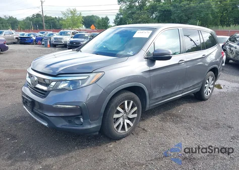 2019 Honda Pilot Ex-L z USA, uszkodzony, nr VIN 5FNYF6H51KB082135
